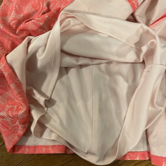 American Living Pink Lace Fit & Flare Dress - Picture 10 of 16